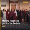 Grupo parlamentario Morena en el Congreso del Estado reconociendo la gestión de Alfredo Ramírez Bedolla durante el Quinto