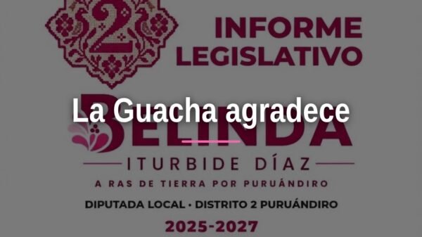 Logotipo de La Guacha 103.5 con texto 'gracias la guacha' en tipografía cálida y acogedora