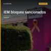 Logotipo del IEM junto a texto sobre restricciones a sancionados órganos electorales en Michoacán