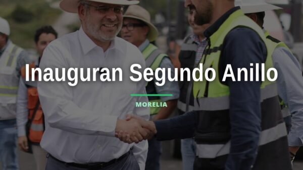 Vialidad moderna del segundo anillo periférico en Morelia, con carriles amplios y señalización, parte de los primeros 12