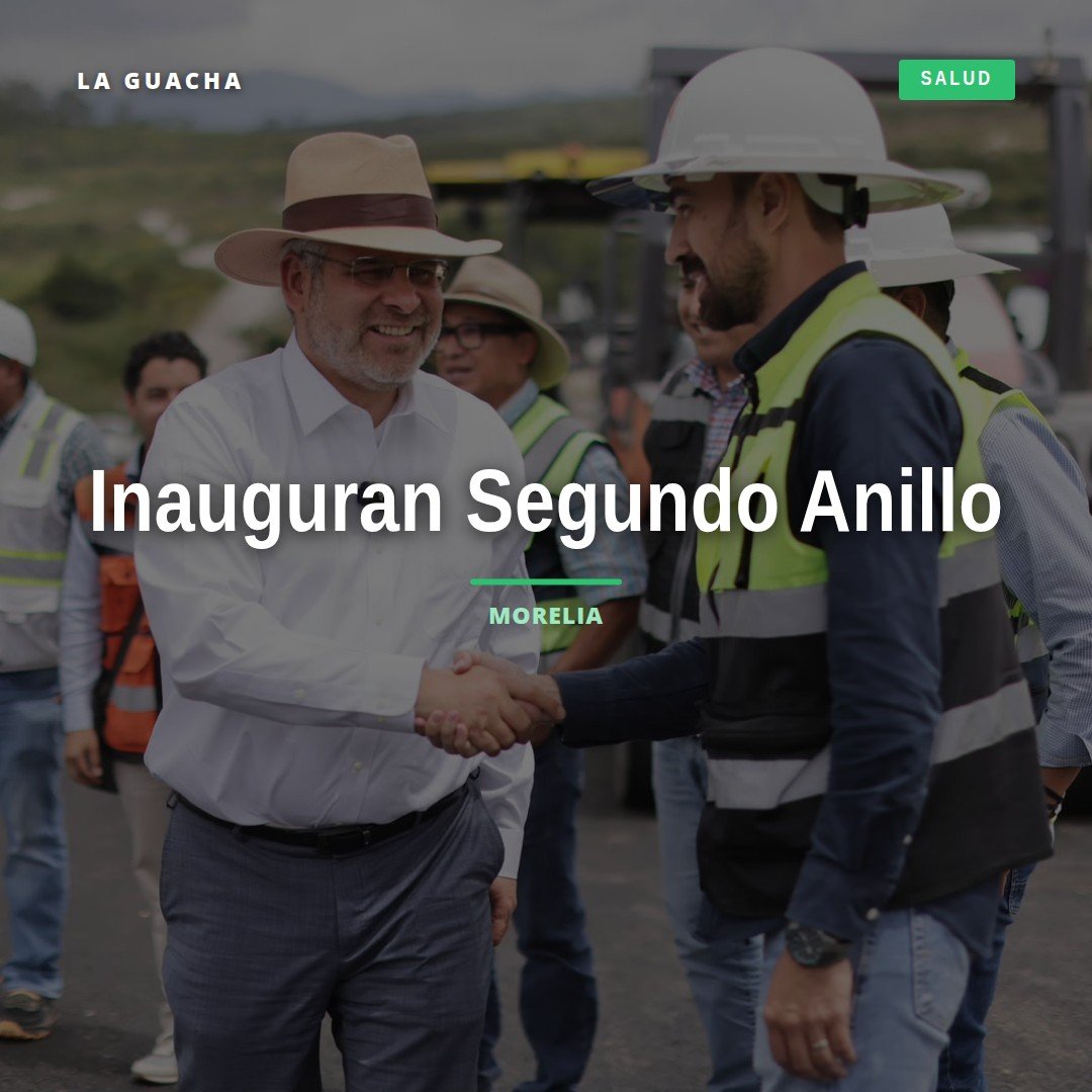 Vialidad moderna del segundo anillo periférico en Morelia, con carriles amplios y señalización, parte de los primeros 12