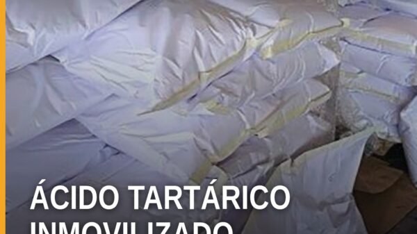 Contenedores inspeccionados en la Aduana de Lázaro Cárdenas con sellos oficiales y personal federal presente, relacionados
