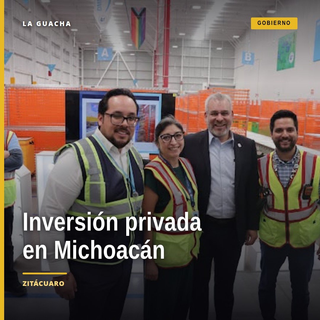 Imagen representativa de crecimiento económico en Michoacán con énfasis en inversión privada michoacán, planta industrial y