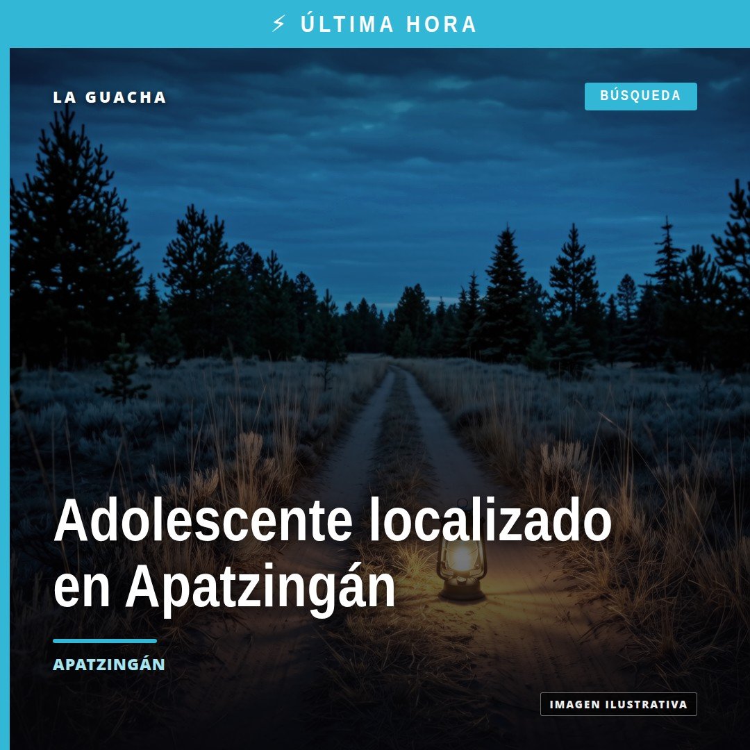 Imagen representativa de una calle tranquila en Apatzingán con señalética urbana, relacionada con adolescente localizado
