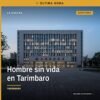Ilustración simbólica de un predio rural en Tarímbaro con señalización policial y silueta humana; identificar hombre