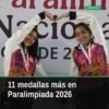 Atletas michoacanos celebrando medallas en la Paralimpiada Nacional 2026 en Zapopan, Jalisco, durante competencia de
