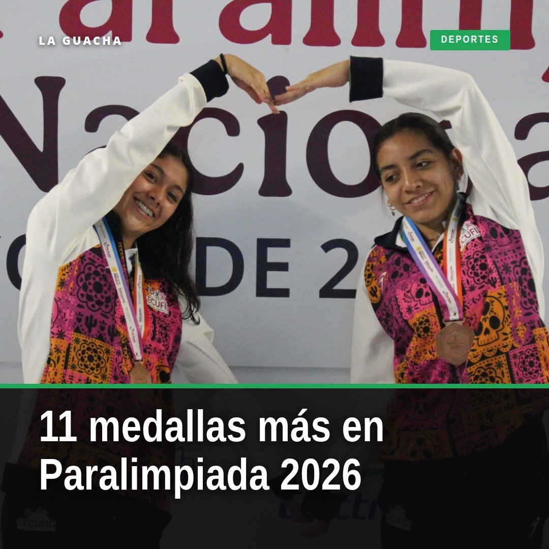 Atletas michoacanos celebrando medallas en la Paralimpiada Nacional 2026 en Zapopan, Jalisco, durante competencia de