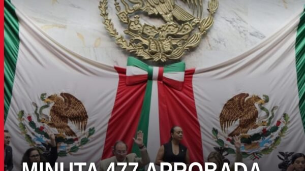 Fachada del Congreso del Estado de Michoacán en Morelia con bandera estatal, simbolizando la aprobación de la minuta 477