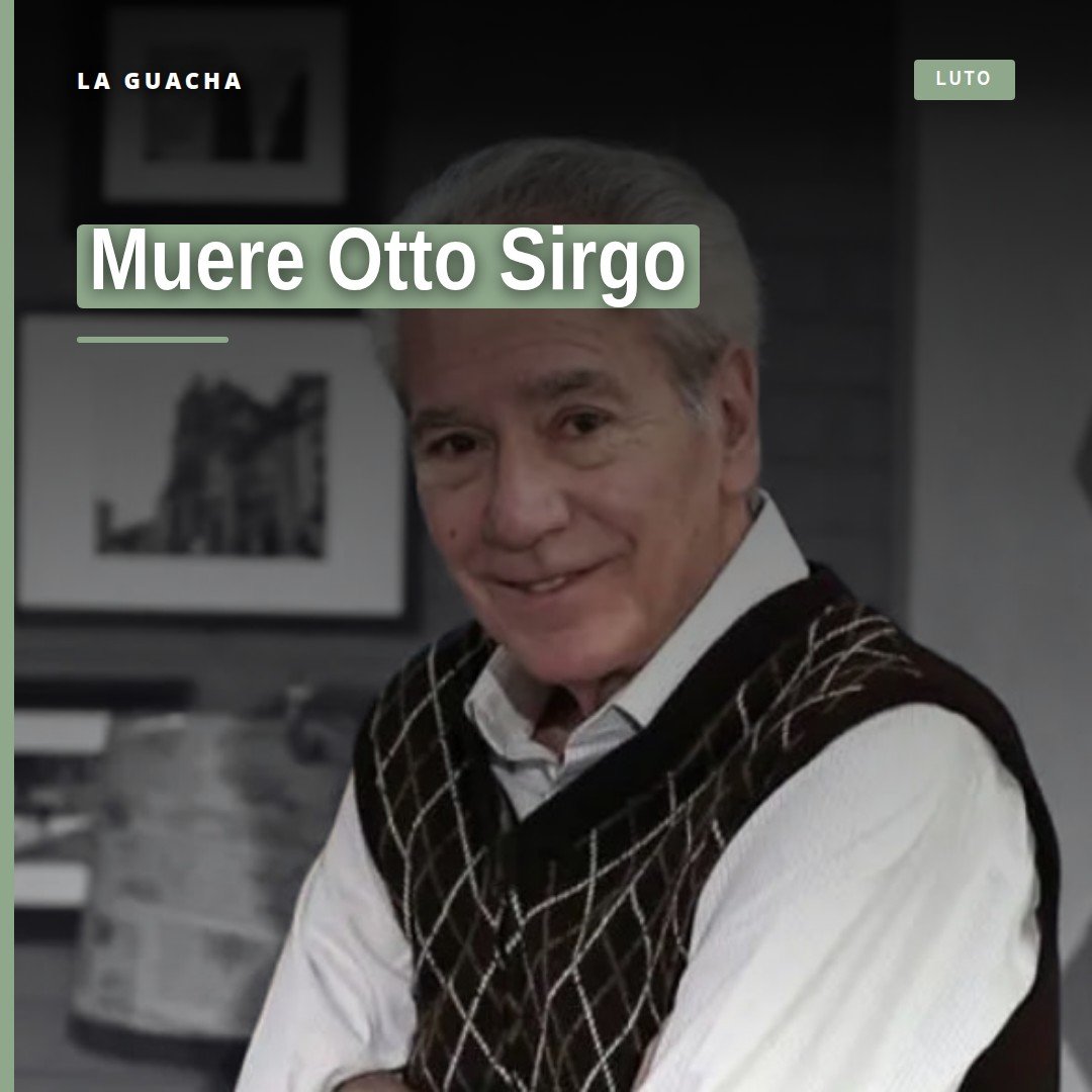 Retrato profesional de Otto Sirgo, actor cubano-mexicano que muere otto sirgo, con traje oscuro y expresión serena