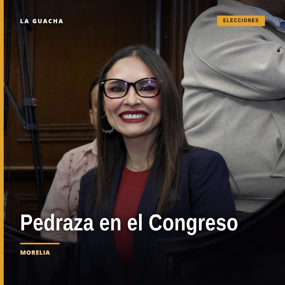 Diputada Nalleli Pedraza Huerta en sesión plenaria del Congreso del Estado en Morelia, con enfoque en participación activa