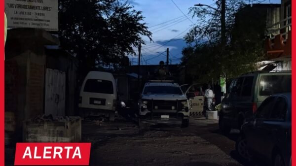 Imagen simbólica de una silueta de niña junto a una ambulancia y edificio con impactos de bala en Zamora, Michoacán — niña
