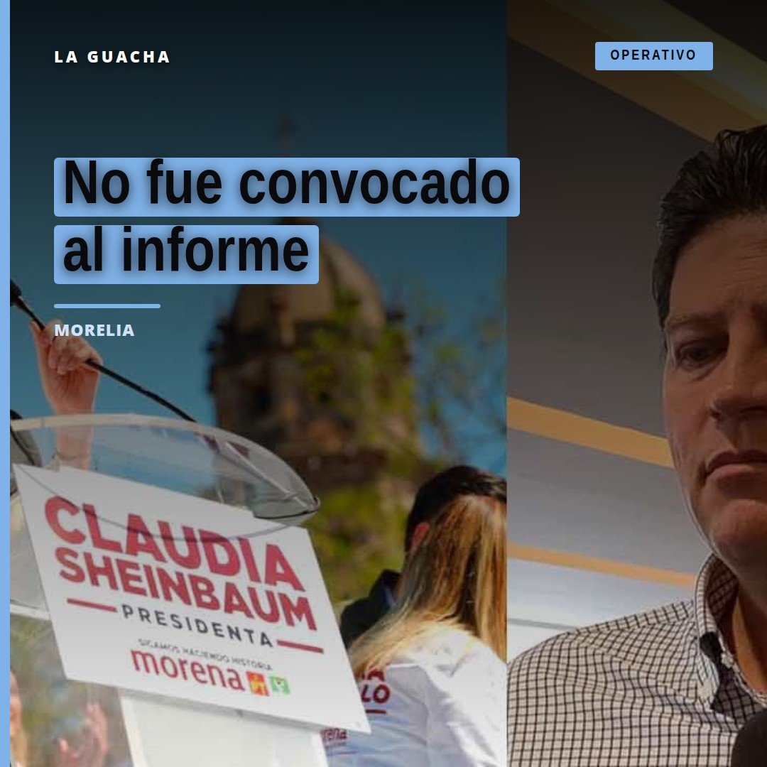 Alfonso Martínez Alcázar, alcalde de Morelia, frente a Palacio Municipal; imagen simbólica de un evento oficial sin su