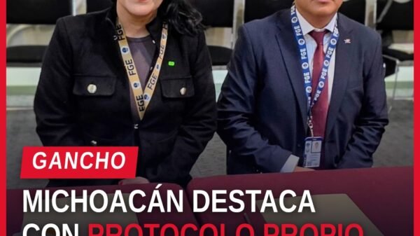 Funcionarios de la FGE participando en el Encuentro Nacional sobre protección defensoras derechos humanos en la Secretaría