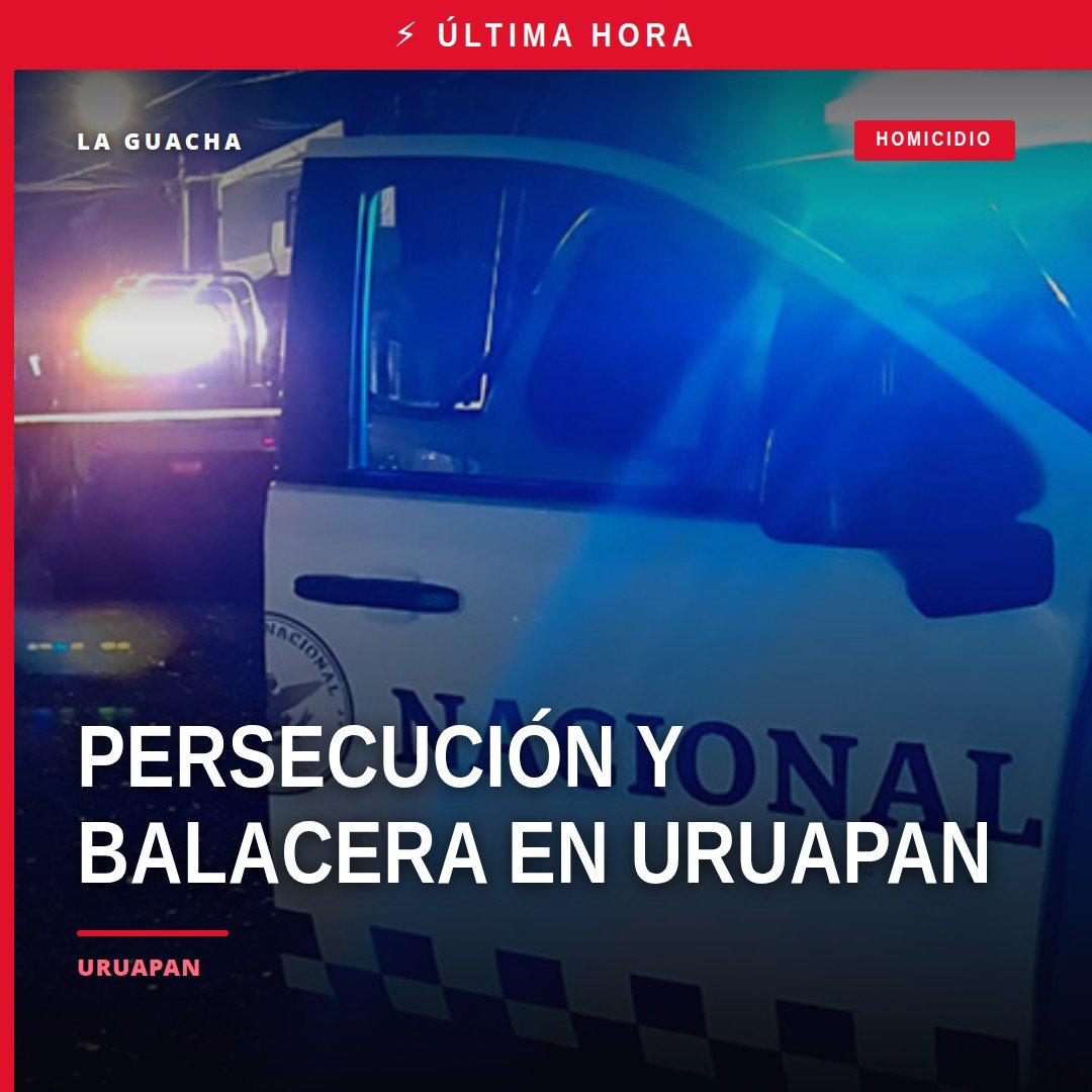 Escena de persecución y balacera uruapan: camioneta Dodge Ram gris detenida en camino rural entre Santa Rosa, El Sabino y