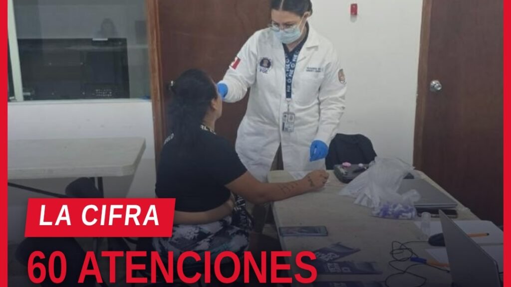 Personal de la Fiscalía General del Estado tomando muestras de ADN durante la jornada en el Centro Cultural 'La Estación' de