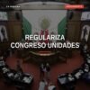 Fachada del Congreso del Estado de Michoacán en Morelia con bandera estatal, representando la reforma que regulariza