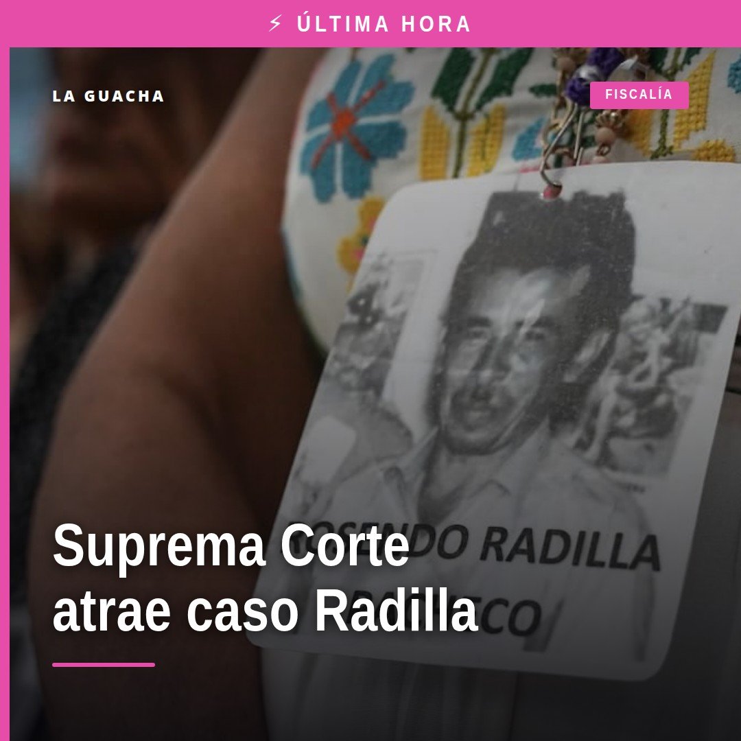Ilustración simbólica de un camión antiguo y un mapa de Guerrero con el nombre 'Rosendo Radilla desaparición'