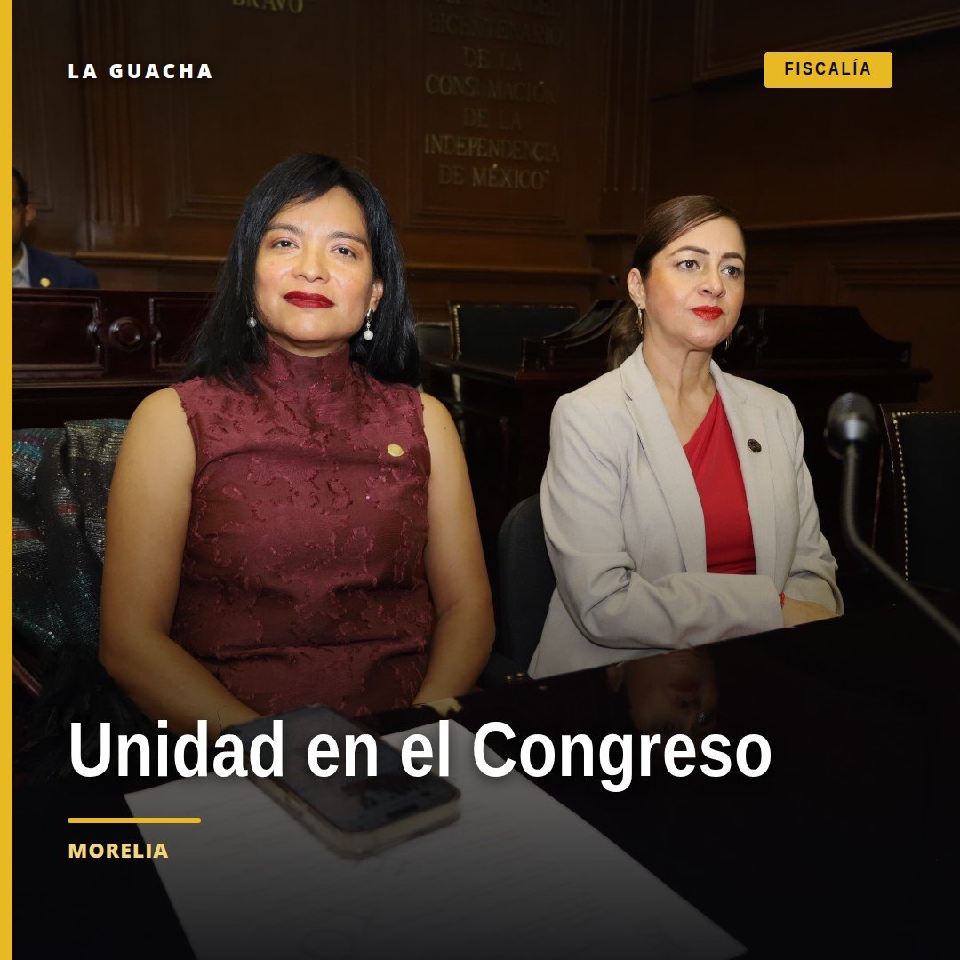 Diputada Eréndira Isauro Hernández hablando en el Congreso del Estado de Michoacán en Morelia, durante la apertura del
