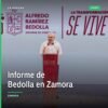 Zamora Michoacán informe: el gobernador Alfredo Ramírez Bedolla hablando en el escenario durante su Quinto Informe de
