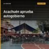Fotografía de habitantes reunidos en asamblea comunal en Acachuén, Chilchota, Michoacán, durante la consulta de autogobierno
