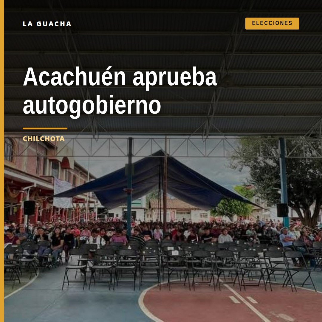 Fotografía de habitantes reunidos en asamblea comunal en Acachuén, Chilchota, Michoacán, durante la consulta de autogobierno