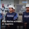 Mapa del Pacífico mexicano con zona de influencia del huracán Simon y señalización de Guerrero donde se activó el Plan