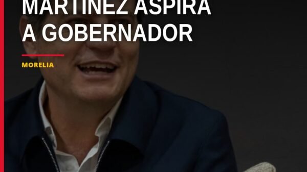 Alfonso Martínez Alcázar, alcalde de Morelia, hablando sobre su aspiración a gobernador michoacán