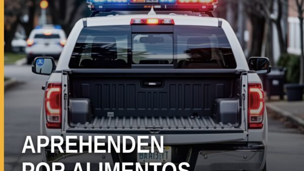 Imagen ilustrativa de un expediente judicial abierto sobre incumplimiento de obligación alimentaria, con sellos oficiales y