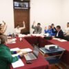 Legisladores del Congreso del Estado de Michoacán en sesión de Comisiones Unidas aprobando leyes de ingresos municipales