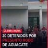 robo de aguacate en uruapan: uniformados de la Guardia Civil junto a un camión tipo rabón y cajas de aguacate en Zumpimito