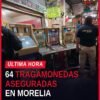 Aseguran máquinas tragamonedas: fotografía ilustrativa de varias máquinas tragamonedas decomisadas en un operativo en
