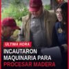 Equipos incautados en El Capulín, Madero: cortadoras, sierras cinta, cabeceadora y vehículos pesados tras cateos de la FGE