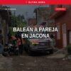 Fachada de vivienda en la colonia Trasierra, Jacona, donde fue baleada la pareja