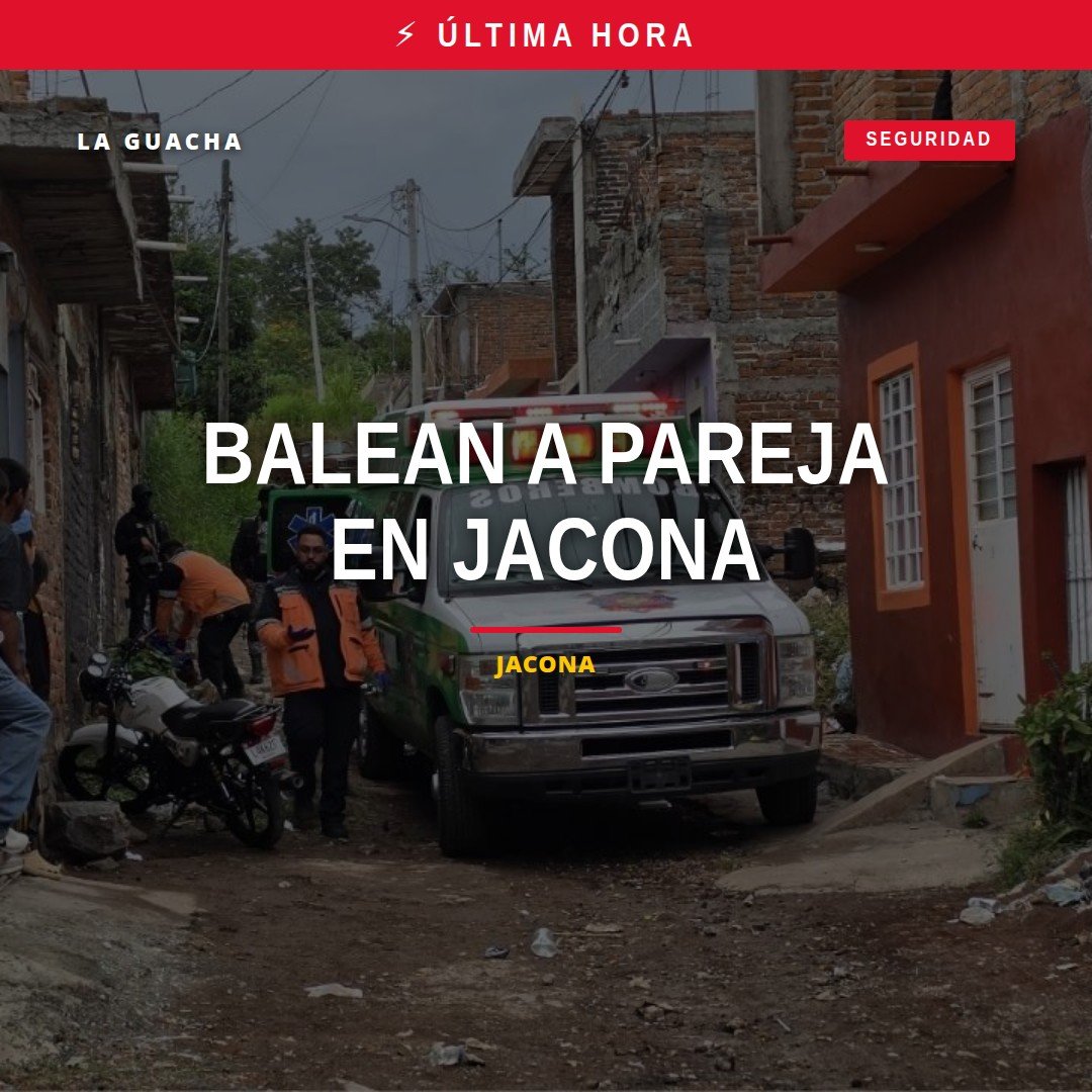 Fachada de vivienda en la colonia Trasierra, Jacona, donde fue baleada la pareja