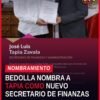 José Luis Tapia Zavala recibe nombramiento como secretario de Finanzas y Administración en Morelia, Michoacán, durante acto