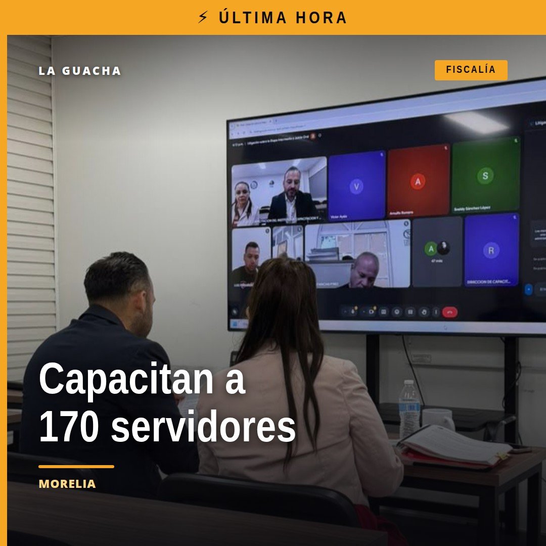 Grupo de 170 personas servidoras públicas participando en una capacitación sobre litigación etapa intermedia y juicio oral