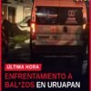 cateo federal uruapan: efectivos federales en la calle Sol, colonia Sol Naciente, Uruapan, durante operativo con camioneta