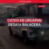 Imagen ilustrativa de un operativo policial en un fraccionamiento residencial en Uruapan, Michoacán, relacionado con el