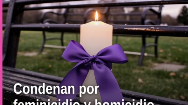 Ilustración simbólica de balanza de justicia y mapa de Tarímbaro, Michoacán, relacionada con feminicidio y homicidio