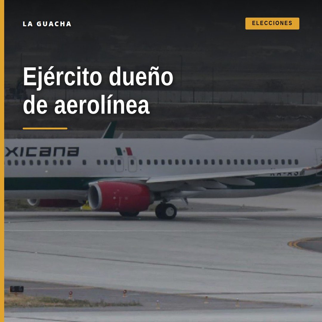 Ilustración simbólica de un avión militar junto a un aeropuerto y logotipo de la Sedena, representando la reforma que