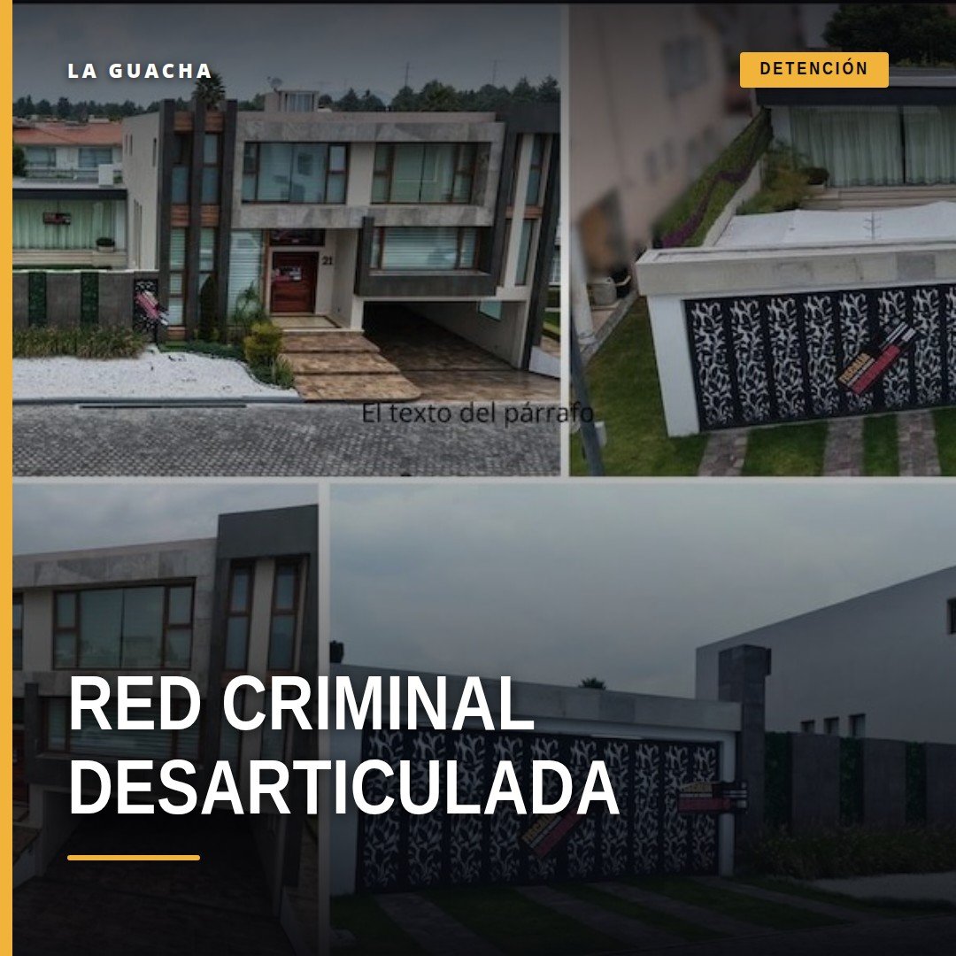 red criminal michoacán: cinco personas detenidas frente a vivienda en fraccionamiento La Providencia, Metepec, con teléfonos
