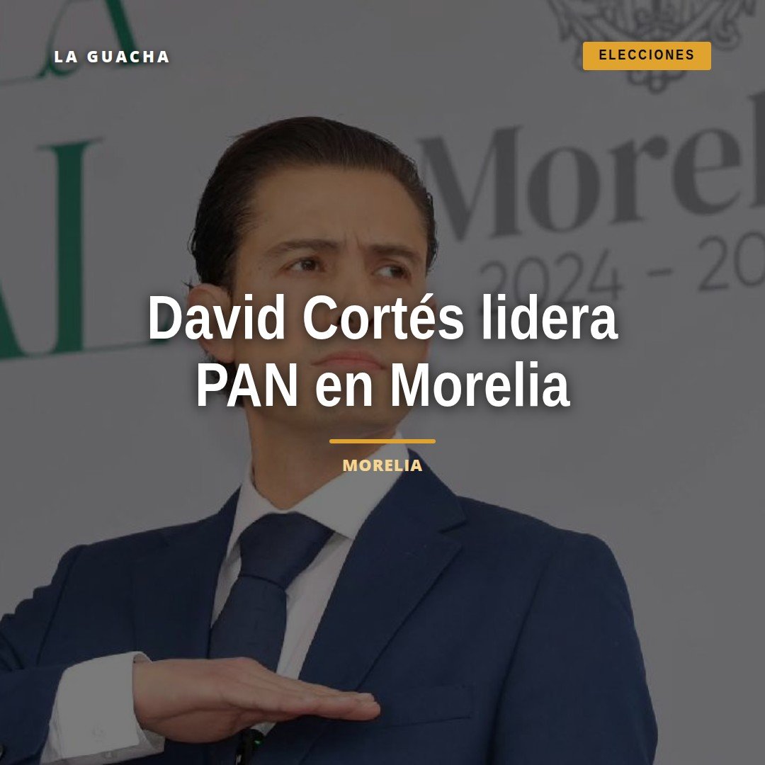 Foto de David Cortés, hermano de Marko Cortés, en su perfil de Facebook, relacionada con la designación de david cortés en