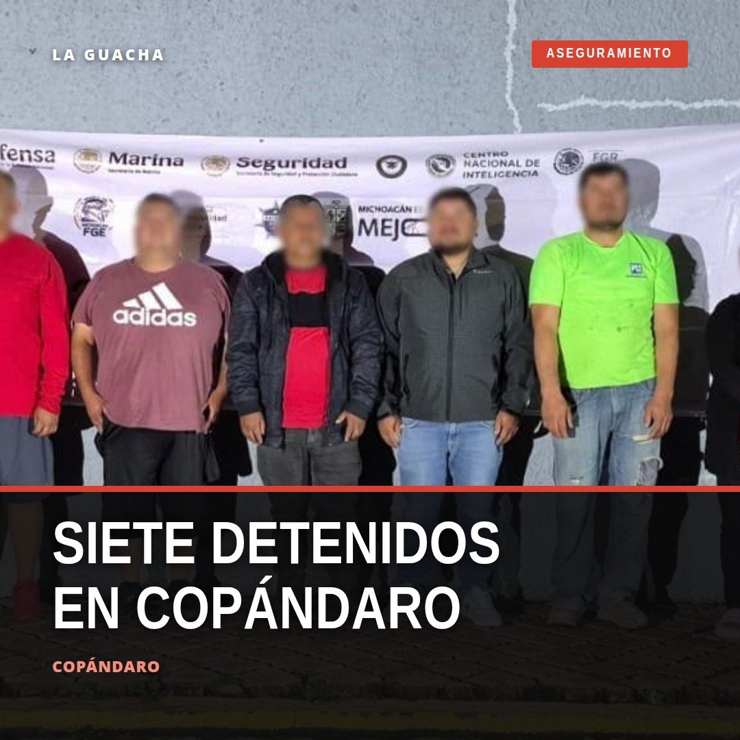Imagen ilustrativa de operativo policial en Copándaro, Michoacán, relacionado con despojo y extorsión agravados