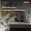 Diputada Emma Rivera Camacho hablando ante el Congreso del Estado de Michoacán sobre reforma constitucional michoacán