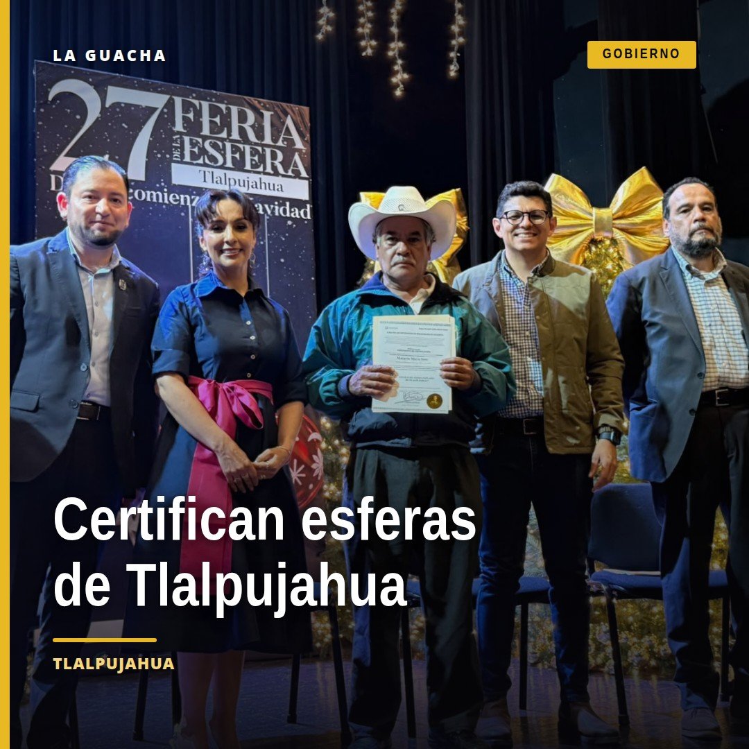 Entrega de constancias de Indicación Geográfica para esferas de vidrio soplado de Tlalpujahua a artesanos en Morelia