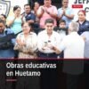 apoyo al sector educativo: autoridades de Huetamo entregan obras de infraestructura en una escuela local con presencia de