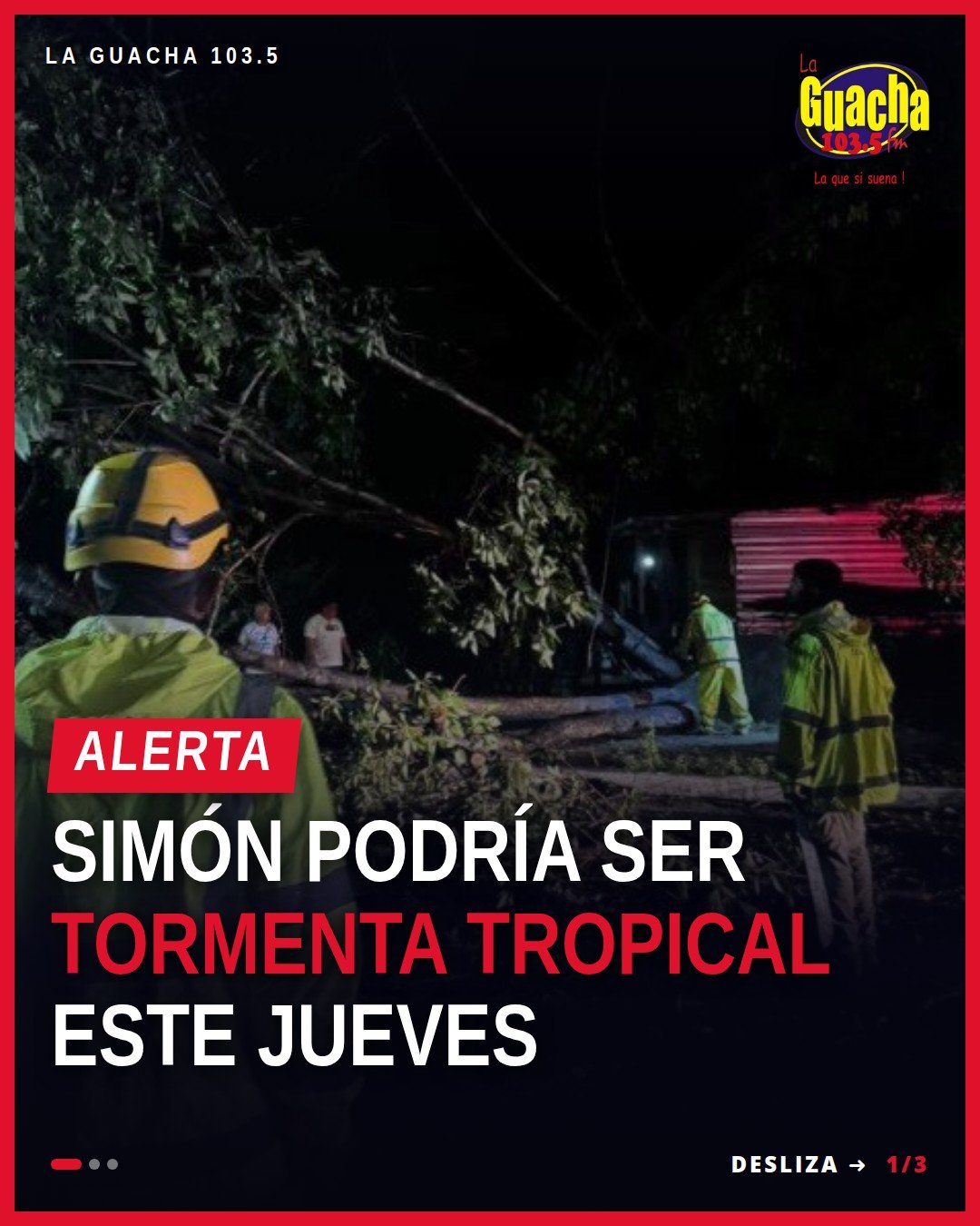 Mapa de Michoacán con destacado el municipio de Lázaro Cárdenas y señales de alerta meteorológica por evacuaciones en lázaro