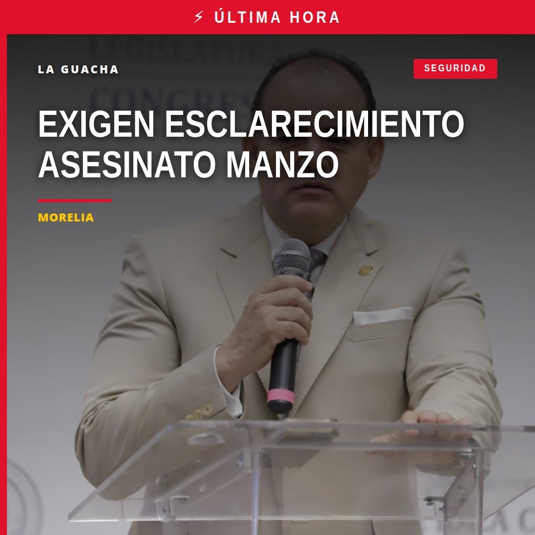 Fotografía simbólica de una balanza de justicia sobre fondo con los colores de Michoacán, acompañada de texto que menciona