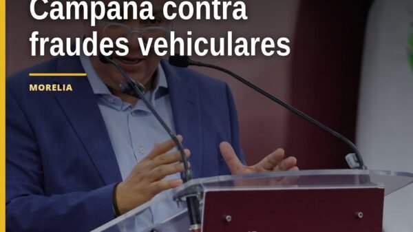 Imagen institucional del Gobierno de Michoacán con logo de Satmich y lema 'Satmich por la legalidad', enfocada en prevención