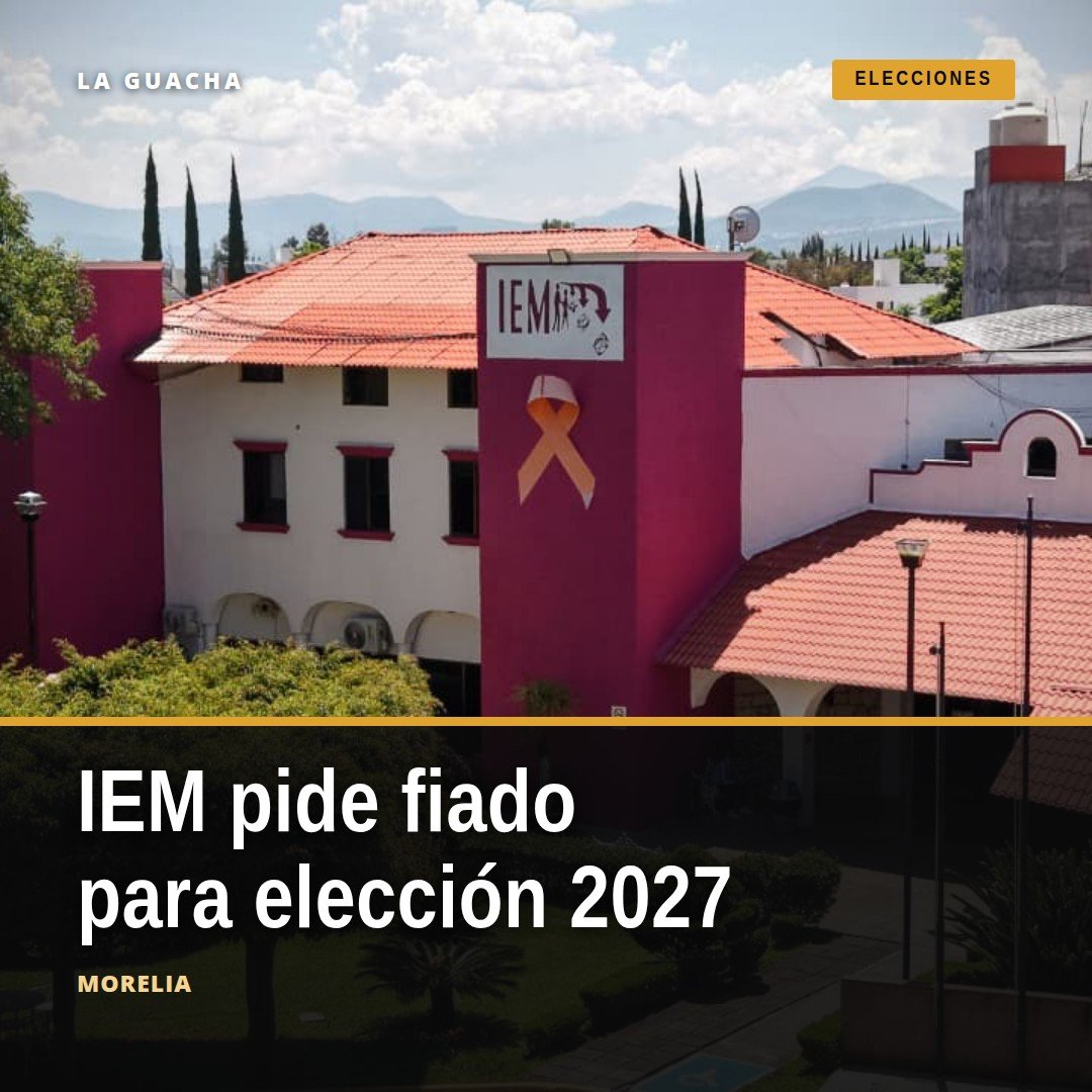 Ilustración conceptual de documentos electorales y monedas con etiqueta 'proveedores fiado elección 2027' sobre fondo azul